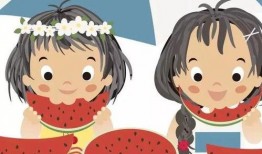 姐妹头像吃瓜卡通,卡通演绎欢乐时光