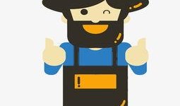 农夫吃瓜动漫图片,笑谈田园生活