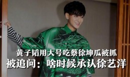 吃瓜爆料黄子韬,娱乐圈的瓜田，他的那些事儿